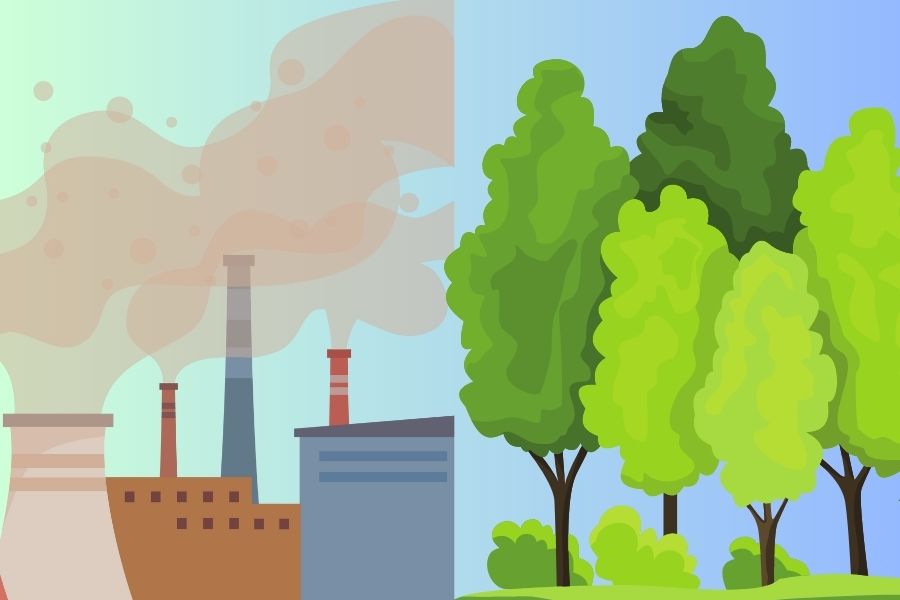 factories in nature